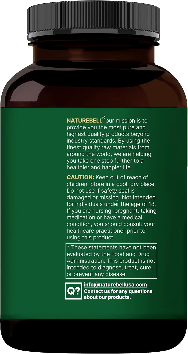 NatureBell Glutathione Supplement 2,000mg Per Serving, 240 Veggie Capsules | 98%+ Purity Verified, Bioavailable Reduced Glutathione Pills, Active Form, Master Antioxidant – Vegan Friendly & Non-GMO - PrimeBioHealth - canada supplements