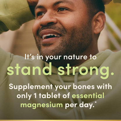 Nature's Bounty Magnesium 500 mg Tablets, High Potency Magnesium Supplement for Bone & Muscle Health, Whole Body Support, 200 Count (Pack of 1) - PrimeBioHealth - canada supplements