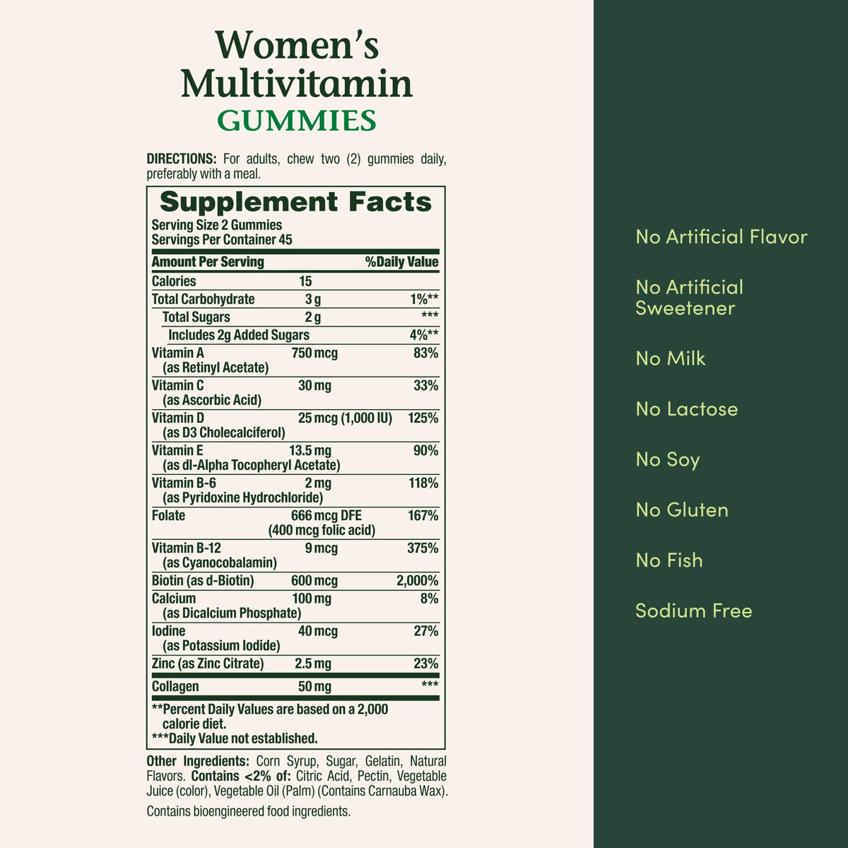 Nature's Bounty Women Multivitamin Gummies, Vitamin Supplements for Adults, General Health, Supports Immune and Bone Health, - PrimeBioHealth - canada supplements