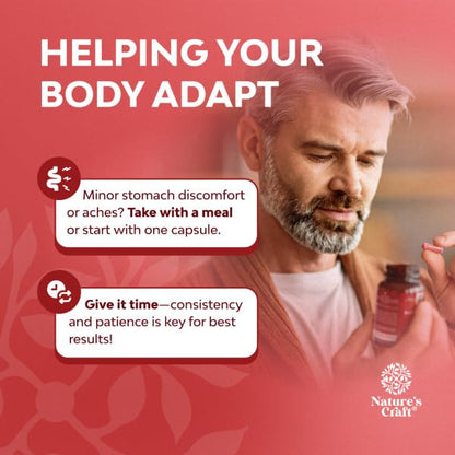 Natures Craft Red Yeast Rice with CoQ10 Supplement - Advanced Healthy Heart & Healthy Cholesterol Levels Formula for Men & Women - Red Yeast Rice Capsules with 1200 mg - PrimeBioHealth - canada supplements