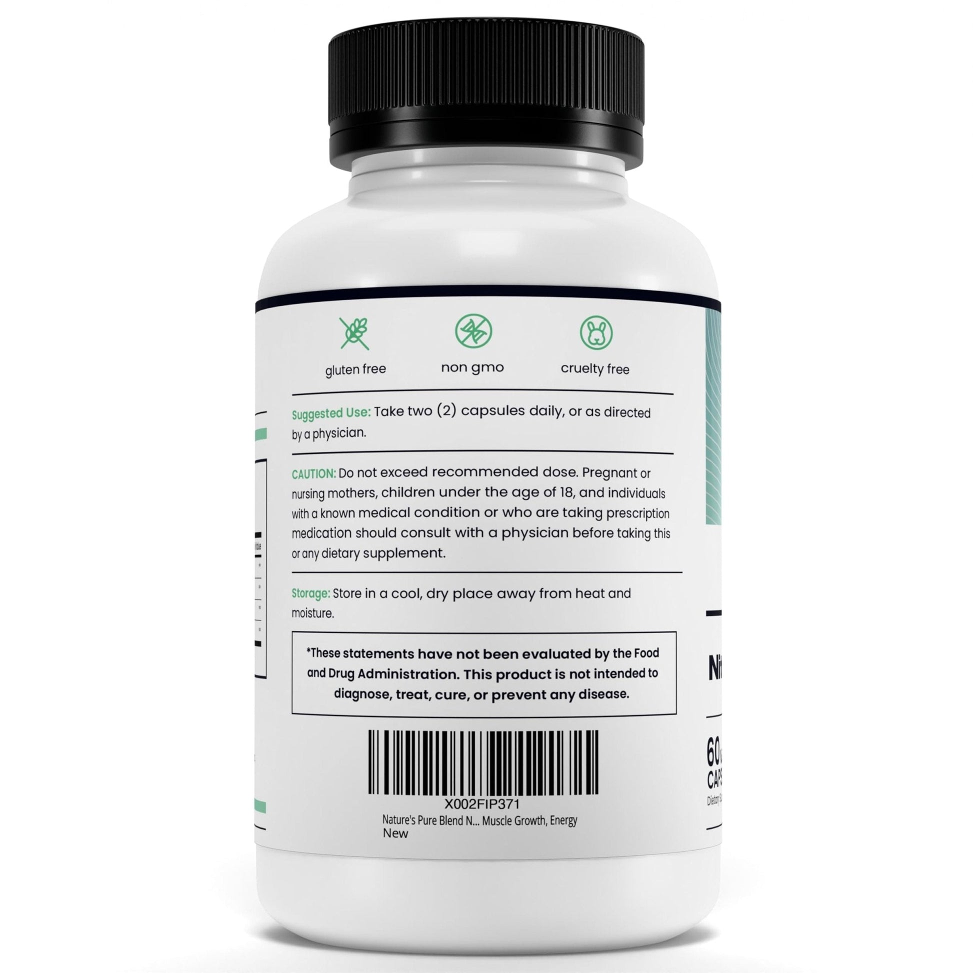 Nature's Pure Blend Nitric Oxide Supplements for Men – L-Arginine L-Citrulline – Heart Support & Flow Circulation Booster – 1500MG L Arginine and L Citrulline, Preworkout, Bodybuilding - PrimeBioHealth - canada supplements