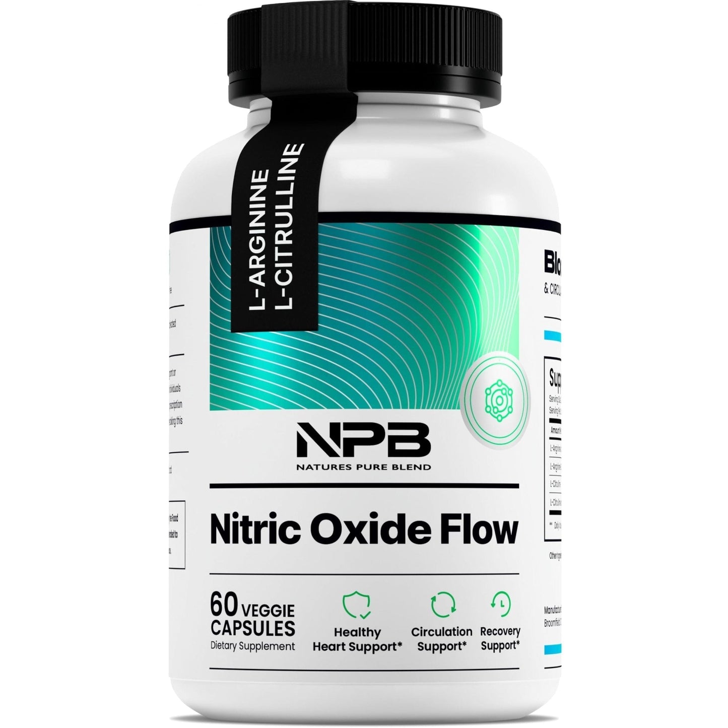 Nature's Pure Blend Nitric Oxide Supplements for Men – L-Arginine L-Citrulline – Heart Support & Flow Circulation Booster – 1500MG L Arginine and L Citrulline, Preworkout, Bodybuilding - PrimeBioHealth - canada supplements