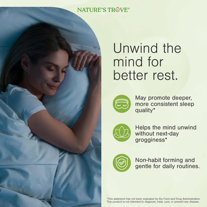 Nature's Trove L-Theanine 200mg 120 Vegetarian Capsules - PrimeBioHealth - canada supplements