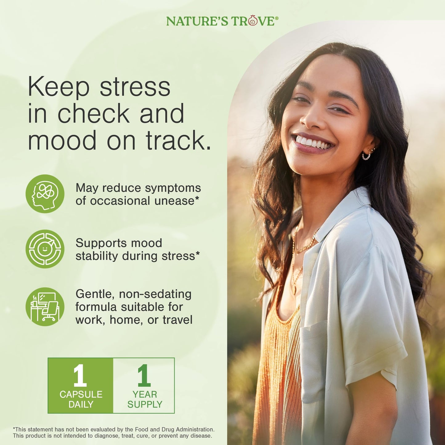 Nature's Trove L-Theanine 200mg Super Value Size - 365 Vegetarian Capsules - PrimeBioHealth - canada supplements