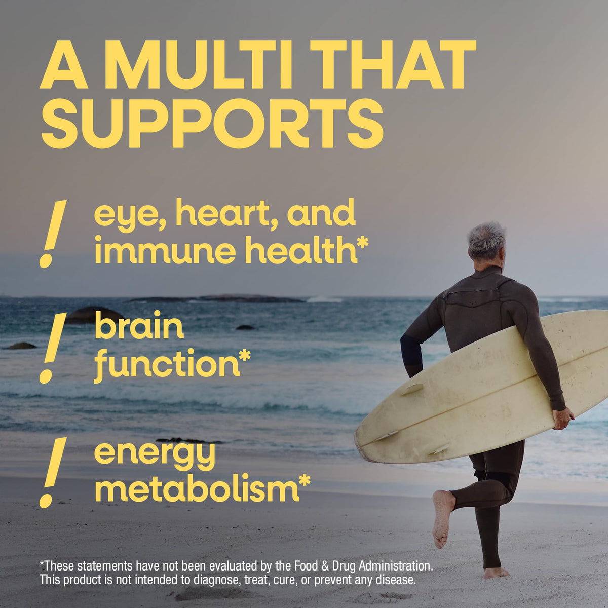 Nature’s Way Alive! Men’s 50 Plus Multivitamin Gummy, Daily Chewable Multivitamins for Men with B-Vitamins, Vitamin D3 & Zinc, Supports Heart - PrimeBioHealth - canada supplements