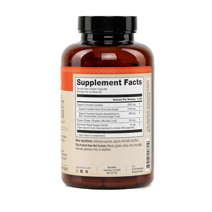 NatureWise Curcumin Turmeric 2250mg - 95% Curcuminoids & BioPerine Black Pepper Extract for Advanced Absorption - Daily Joint and Immune Health Support - PrimeBioHealth - canada supplements