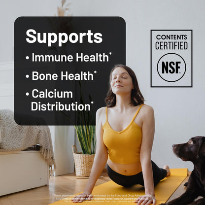 NatureWise Vegan Vitamin D3 + K2 - Natural D3 5000IU + Natural Vitamin K2 100mcg - Bone Support - High Absorption - PrimeBioHealth - canada supplements