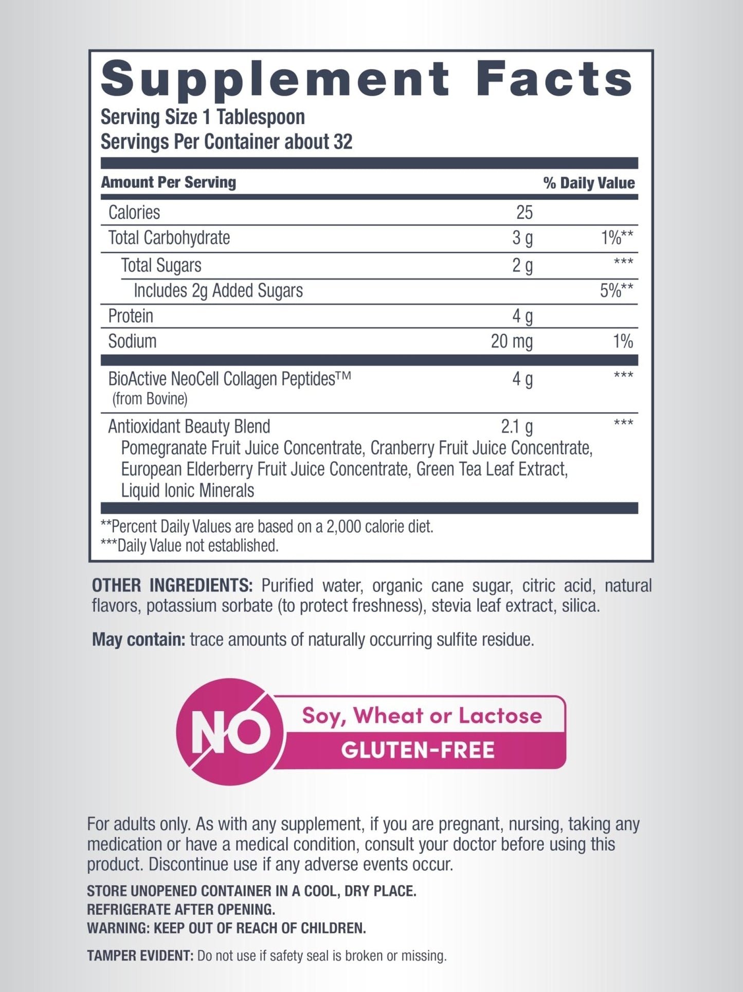 NeoCell Advanced Liquid Collagen | 4000 mg | Pomegranate and Fruit Juice Concentrates | for Women and Men | 16 fl oz - PrimeBioHealth - canada supplements