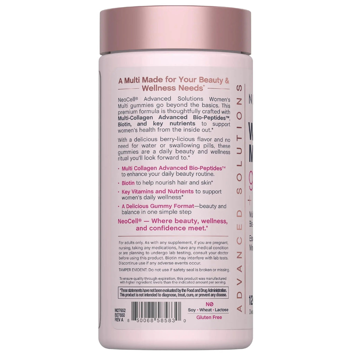 NeoCell Women's Multi Gummy with Collagen | 120 Gummies | Essential Vitamins & Minerals | Berry Flavor Supplement - PrimeBioHealth - canada supplements