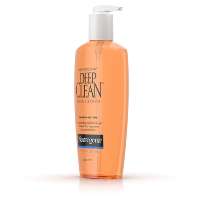Neutrogena Deep Clean Daily Facial Cleanser with Beta Hydroxy Acid for Normal to Oily Skin, Alcohol-Free - PrimeBioHealth - canada supplements