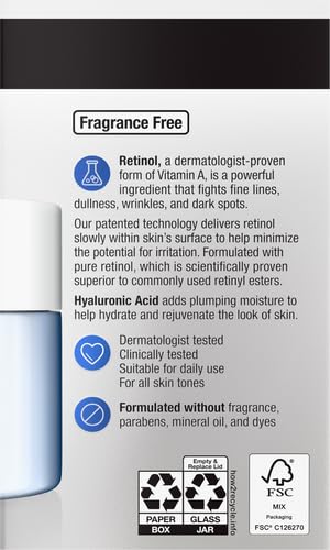 Neutrogena Rapid Wrinkle Repair, Retinol Face Moisturizer, Daily Anti-Aging Neck & Face Cream with Hyaluronic Acid, Retinol Cream - PrimeBioHealth - canada supplements