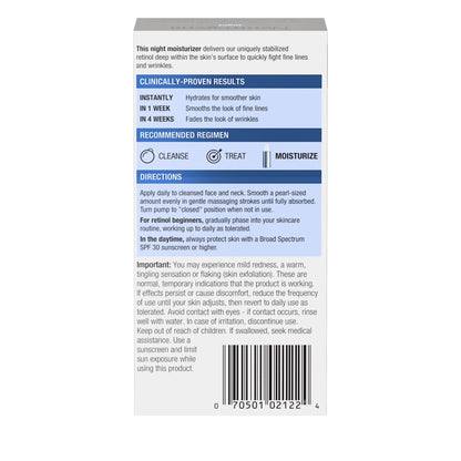 Neutrogena Retinol Face Moisturizer Cream, Rapid Wrinkle Repair, Anti-Wrinkle Night Moisturizer, Anti-Wrinkle Face & Neck Cream - PrimeBioHealth - canada supplements