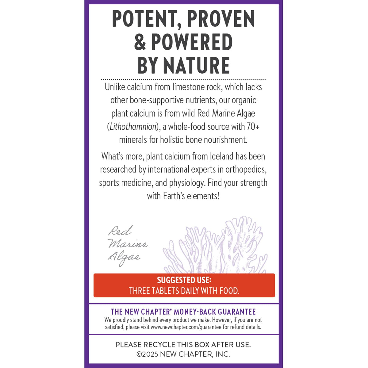 New Chapter Calcium Supplement - Bone Strength Plant-Based USDA Organic Calcium with Magnesium, Vitamin D3+K2, for Bone Health & Joint Mobility, Heart Support - PrimeBioHealth - canada supplements