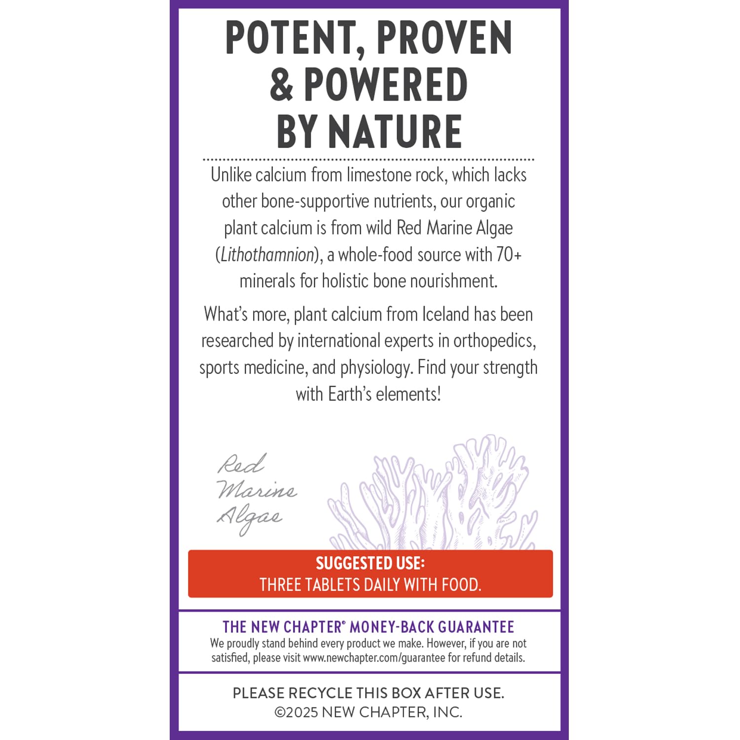 New Chapter Calcium Supplement - Bone Strength Plant-Based USDA Organic Calcium with Magnesium, Vitamin D3+K2, for Bone Health & Joint Mobility, Heart Support - PrimeBioHealth - canada supplements
