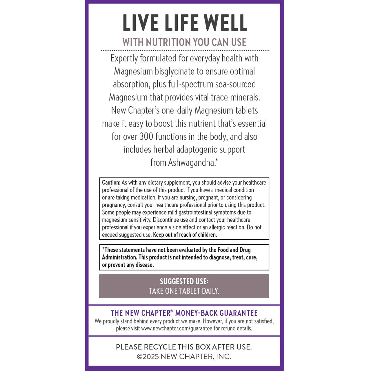 New Chapter Magnesium + Ashwagandha Supplement, 325 mg with Magnesium Glycinate for Muscle Relaxation & Recovery, Heart, Nerve & Bone Health, 2.5X Absorption - PrimeBioHealth - canada supplements