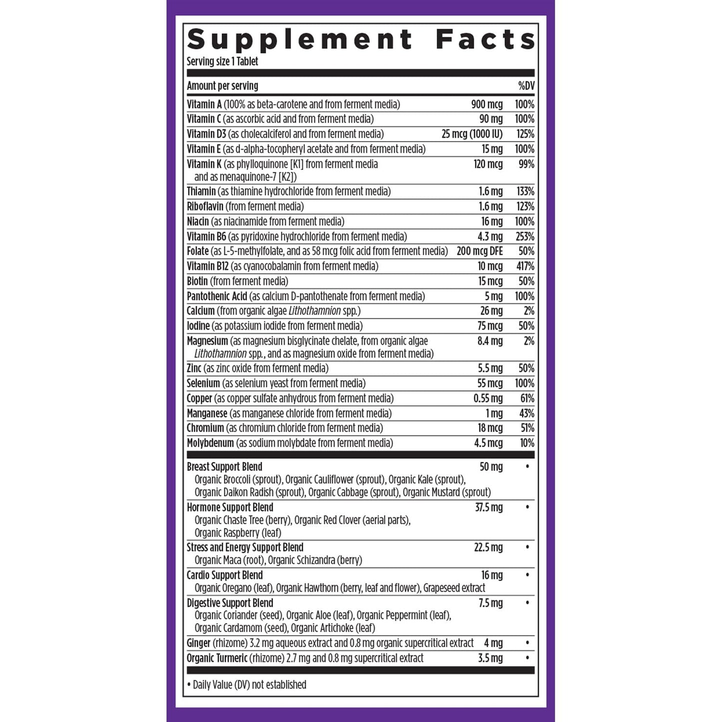 New Chapter Women’s Multivitamin 40+, extra B6 & B12, Biotin for Hair Growth, D3, Vit C, Zinc for Immune & Stress Support, Gentle on an Empty Stomach - PrimeBioHealth - canada supplements