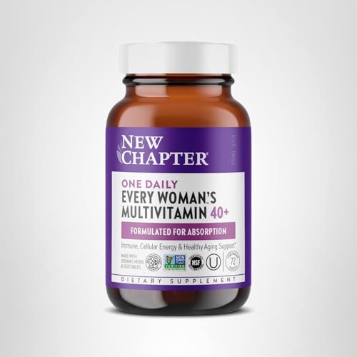 New Chapter Women’s Multivitamin 40+, extra B6 & B12, Biotin for Hair Growth, D3, Vit C, Zinc for Immune & Stress Support, Gentle on an Empty Stomach - PrimeBioHealth - canada supplements