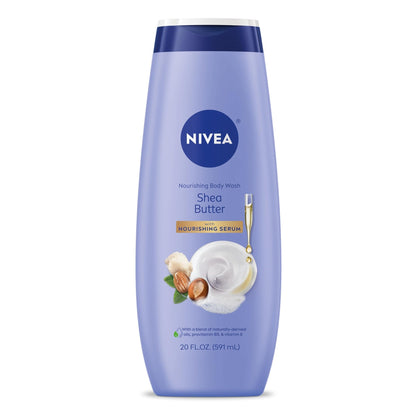 NIVEA Nourishing Shea Butter Body Wash with Nourishing Serum, Moisturizing Body Wash for Women - PrimeBioHealth - canada supplements