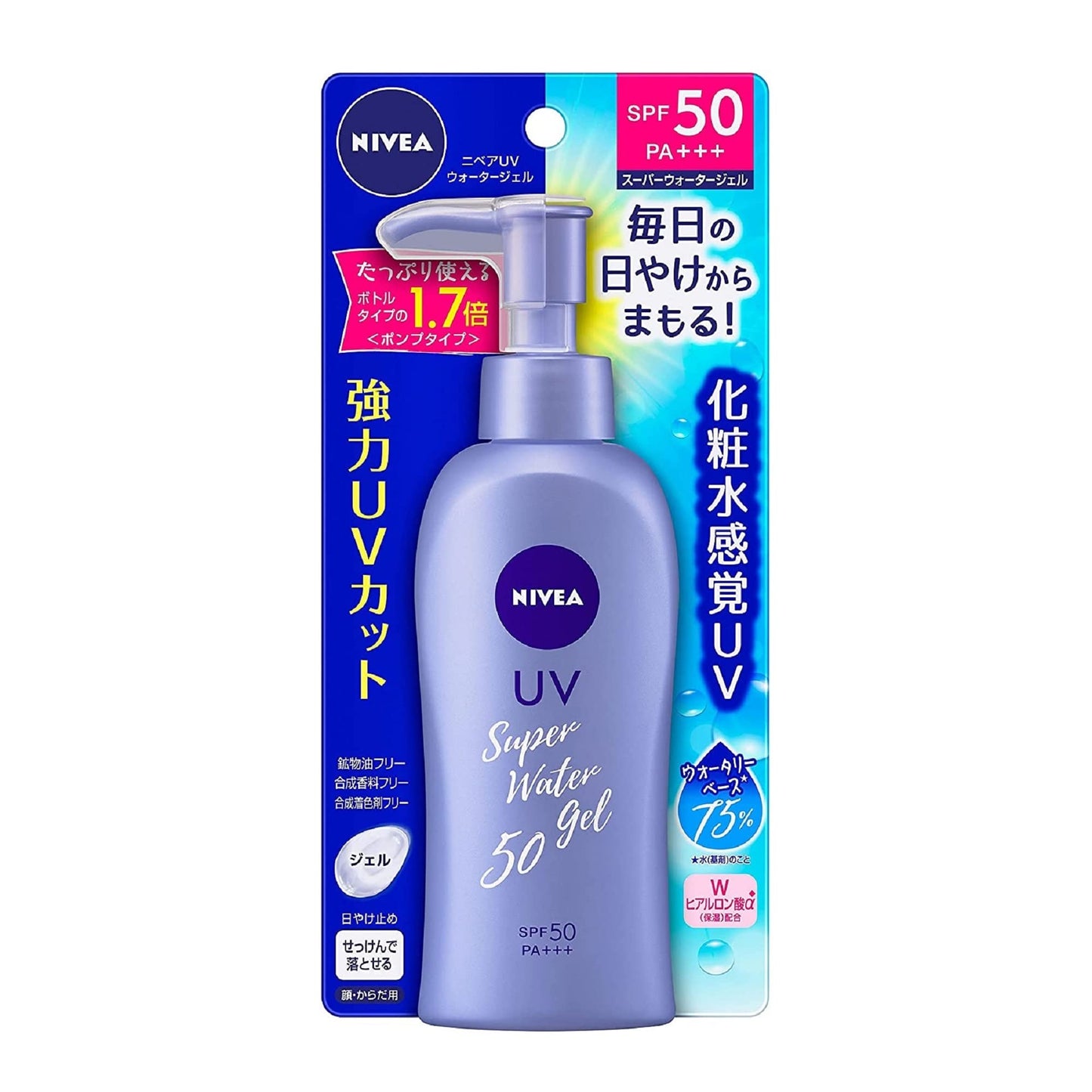 NIVEA SUN Protect Super Water Gel SPF 50 PA+++ 140g Squeeze bottle - PrimeBioHealth - canada supplements