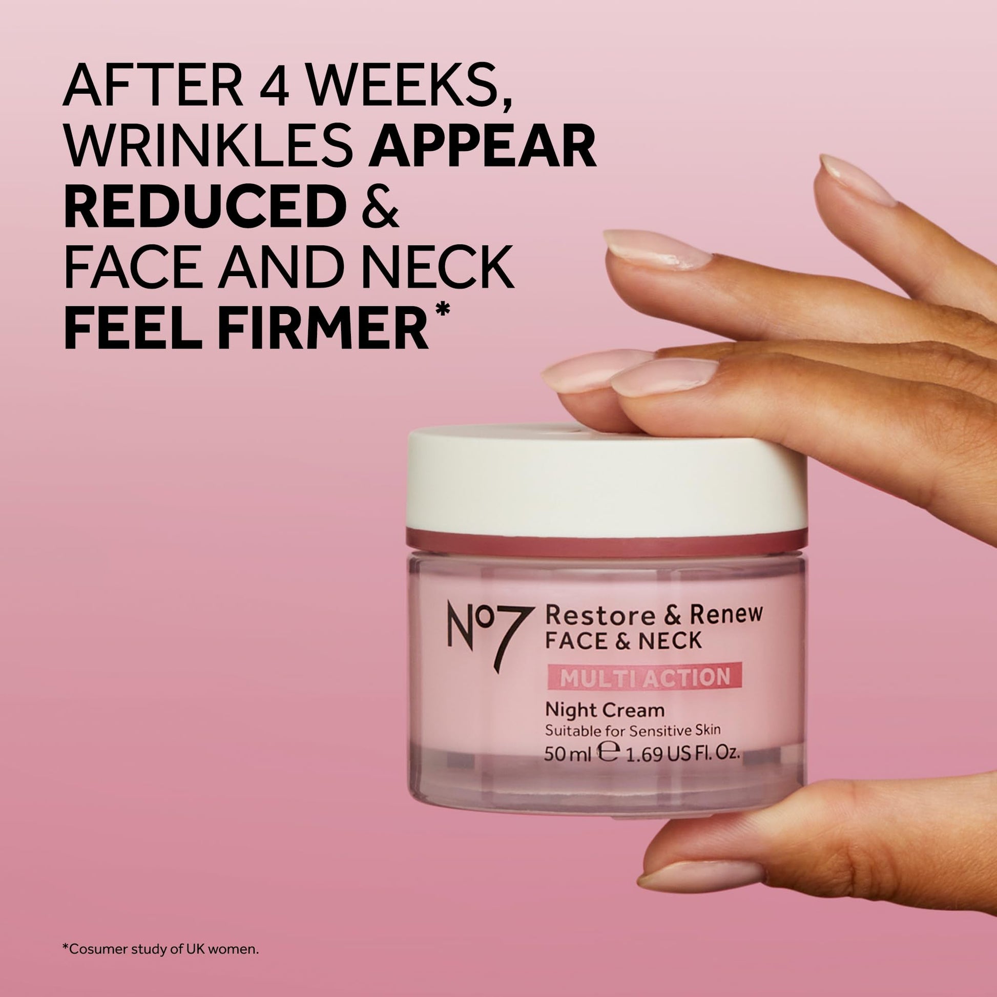 No7 Restore & Renew Multi Action Night Cream for Face & Neck - Nighttime Face Moisturizer with Collagen Peptides - PrimeBioHealth - canada supplements