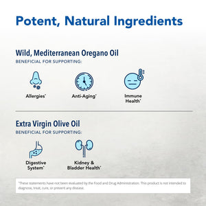 NORTH AMERICAN HERB & SPICE Oreganol - 1 fl. oz. - Unprocessed, Wild, Organic Oregano Oil - PrimeBioHealth - canada supplements