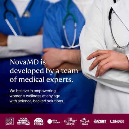 NOVAMD Clinically Proven Menopause Supplement for Weight Management, Hot Flashes, Night Sweats and Low Energy - PrimeBioHealth - canada supplements