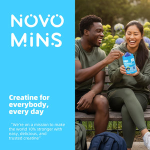 novomins Creatine Monohydrate Gummies 5000mg for Men & Women, Chewables Creatine Monohydrate for Muscle Strength, Muscle Builder, Energy Boost, Pre-Workout Supplement - PrimeBioHealth - canada supplements