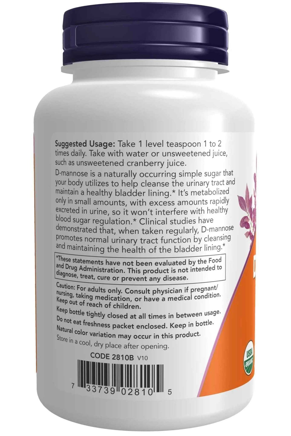 NOW Foods, D-Mannose Pure Powder, 3 oz (85 g)