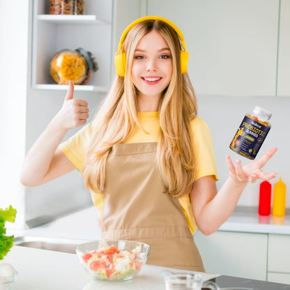 NuBest Daily Probiotic Gummies for Kids & Teens with 5 Billion CFUs | Supports Immune, Gut, and Digestive Health | No Added Sugar | Yummy Strawberry - PrimeBioHealth - canada supplements