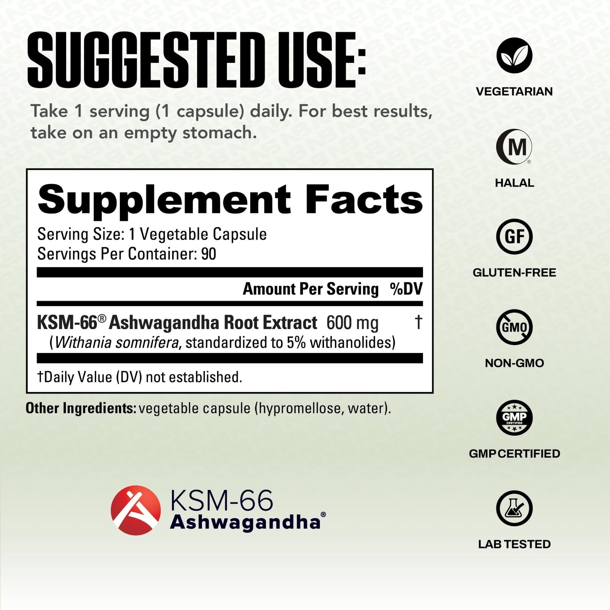 NutraBio Ashwagandha KSM-66 | Ashwagandha Herbal Supplement for Stress, Mood, & Performance | 600 MG of Clinically Studied KSM66 60 Capsules - PrimeBioHealth - canada supplements