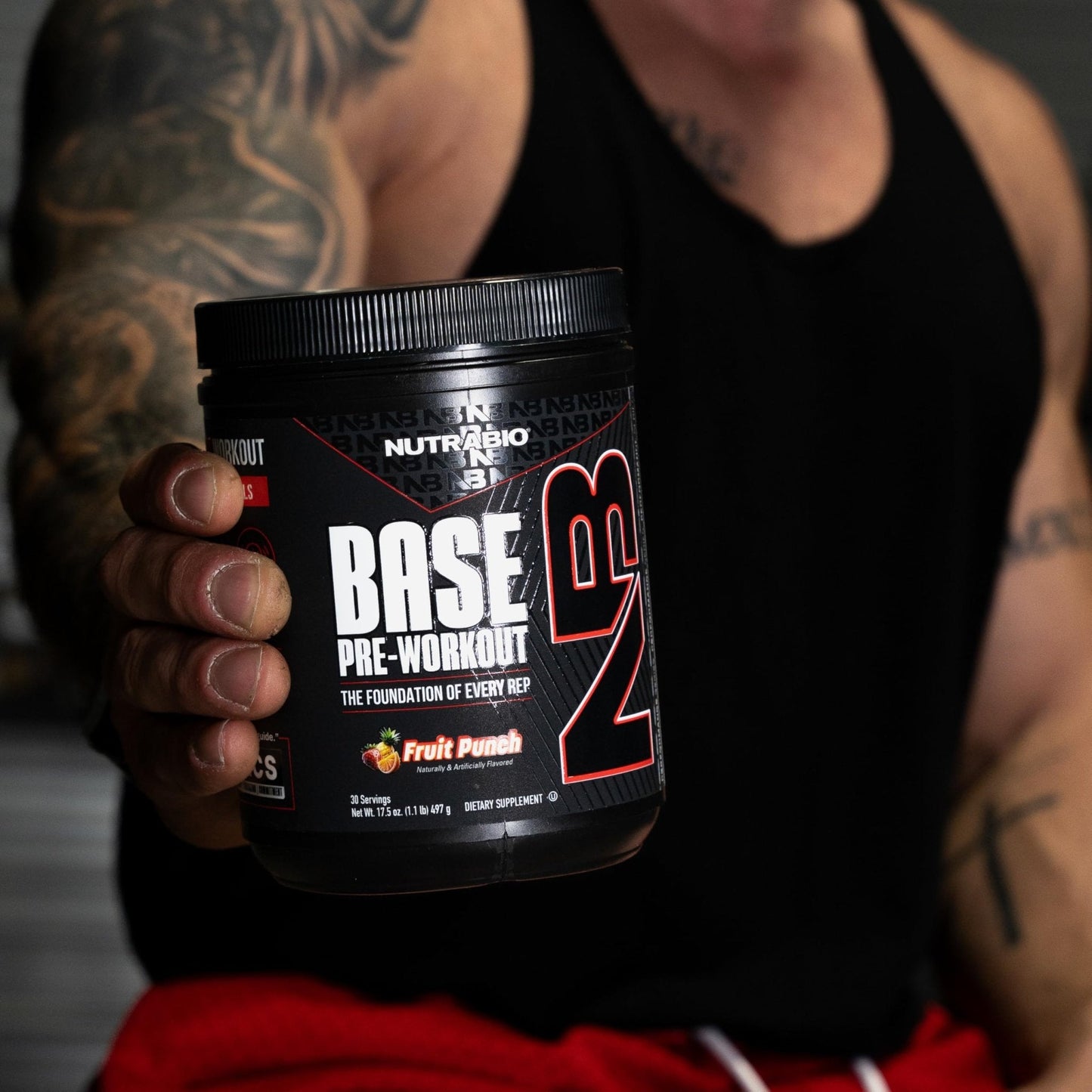 NutraBio Base Pre-Workout Powder 200mg Caffeine, Sustained Energy, Focus, Endurance, Pump, Sugar Free, Clean Preworkout for Men and Women - Beta Alanine, L-Tyrosine, 30 Servings - Lemon Lime - PrimeBioHealth - canada supplements