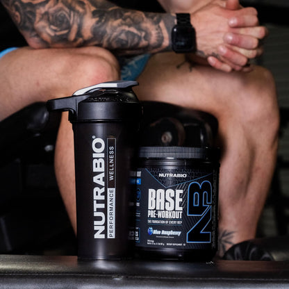 NutraBio Base Pre-Workout Powder 200mg Caffeine, Sustained Energy, Focus, Endurance, Pump, Sugar Free, Clean Preworkout for Men and Women - Beta Alanine, L-Tyrosine, 30 Servings - Lemon Lime - PrimeBioHealth - canada supplements