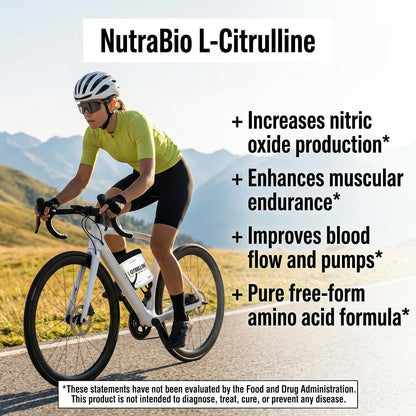 NutraBio L-Citrulline, Free Form Amino Acid, 5.3 oz (150 g) - PrimeBioHealth - canada supplements