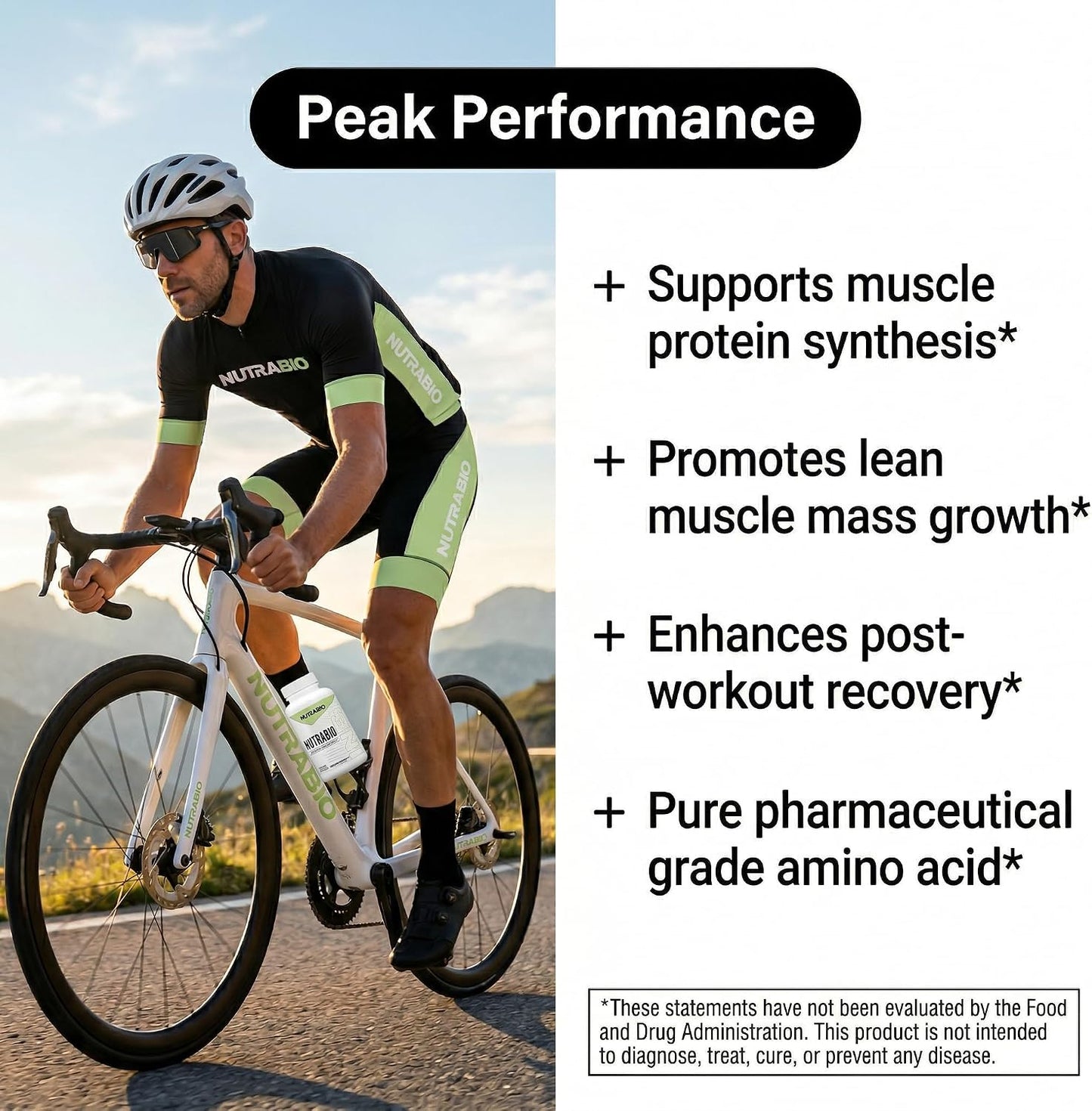 NutraBio L-Leucine Supplement - Optimal Amino Acid for Muscle Growth & Recovery - Naturally Fermented Free Form Leucine Amino Acids Supplement- Vegan, Non-GMO, Gluten Free - 400mg, 180 Capsules - PrimeBioHealth - canada supplements