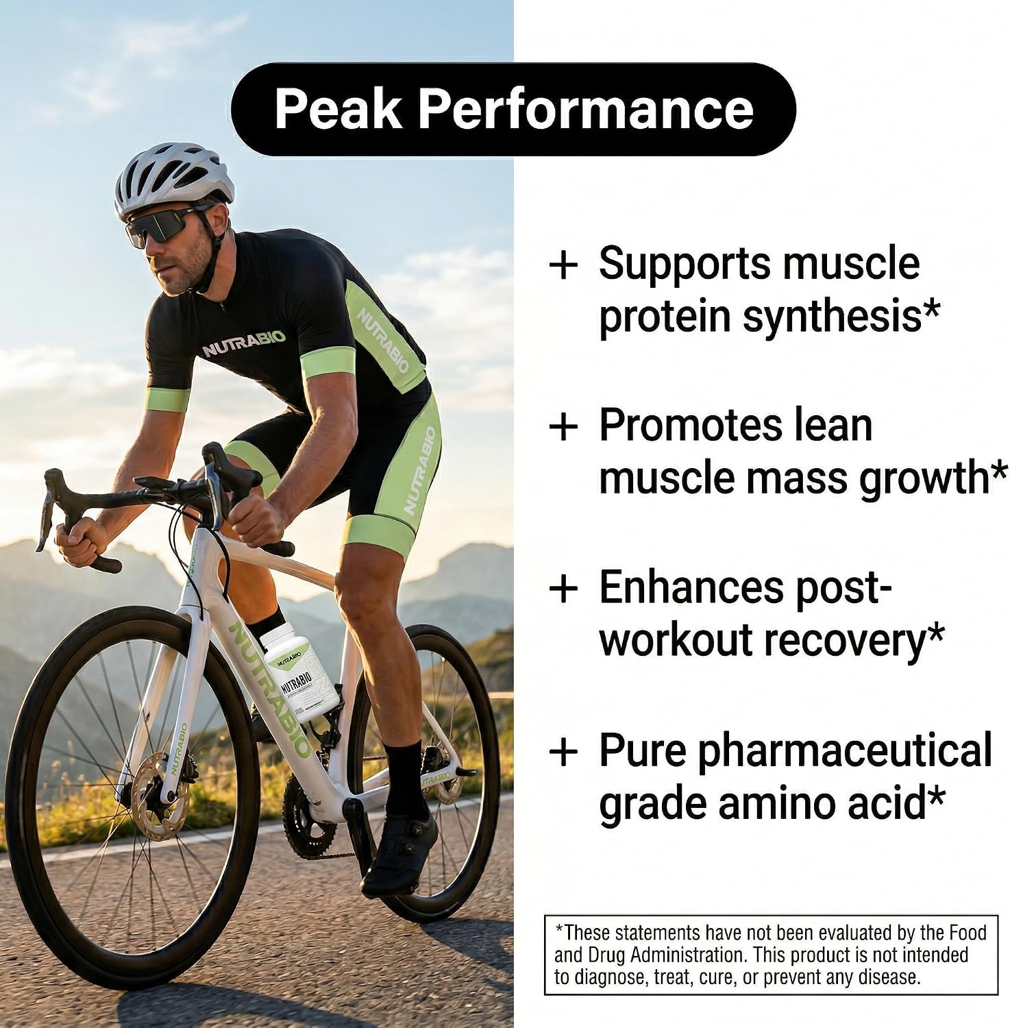 NutraBio L-Leucine Supplement - Optimal Amino Acid for Muscle Growth & Recovery - Naturally Fermented Free Form Leucine Amino Acids Supplement- Vegan, Non-GMO, Gluten Free - 400mg, 180 Capsules - PrimeBioHealth - canada supplements