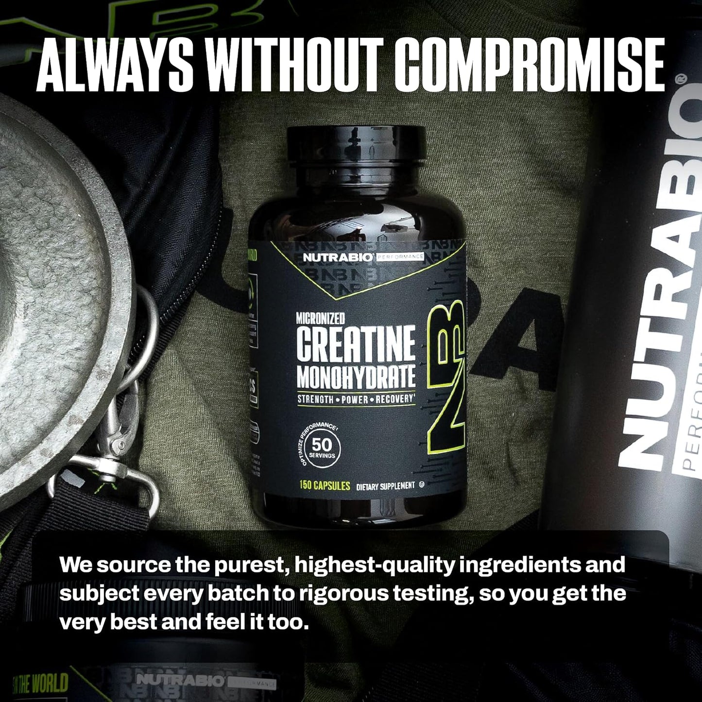 NutraBio Pure Micronized Creatine Monohydrate Capsules, Creatine Pills, Supports Bulk Muscle Energy, Recovery, and Strength - Keto Friendly, Kosher, Creatine Nutritional Supplement for Men and Women - PrimeBioHealth - canada supplements