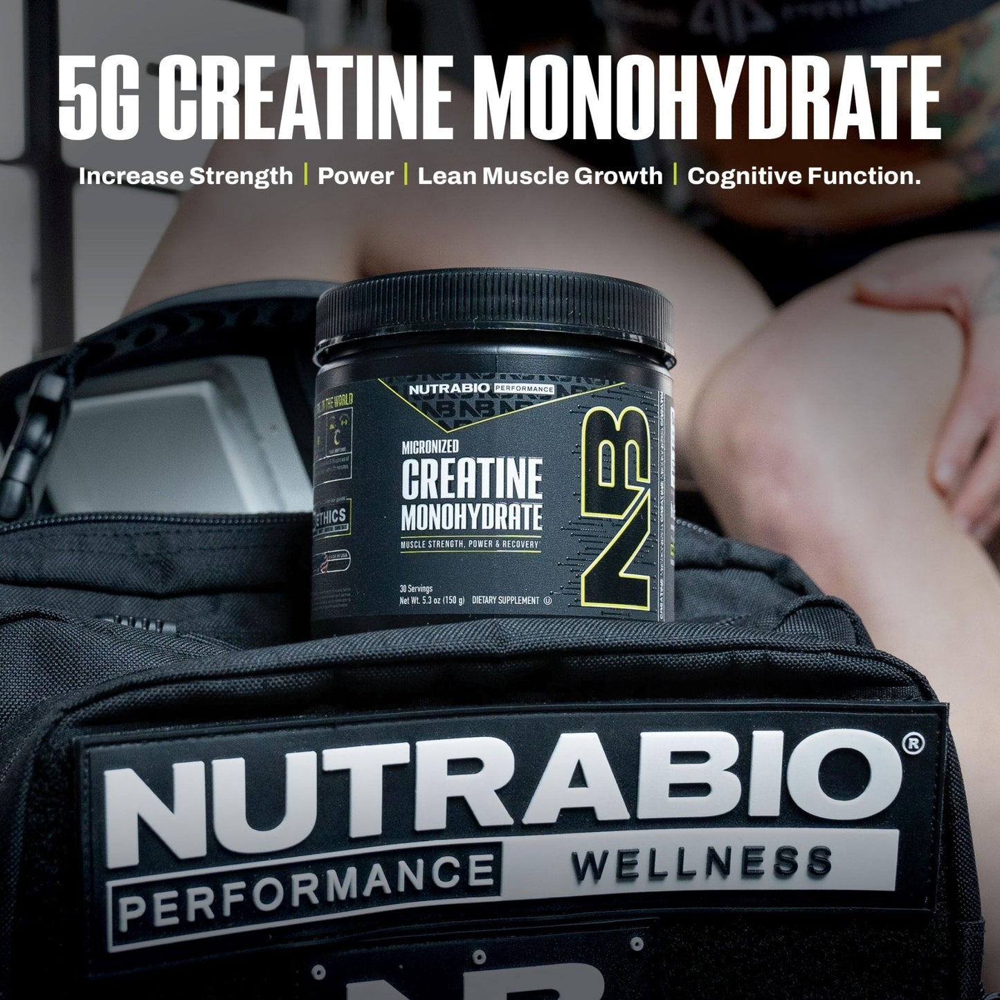 NutraBio Pure Micronized Creatine Monohydrate Powder Supplement, Unflavored, (150 g) - Supports Bulk Muscle Energy, Recovery, and Strength - HPLC Tested Creatine Powder Supplement for Men and Women - PrimeBioHealth - canada supplements