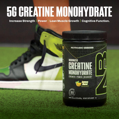 NutraBio Pure Micronized Creatine Monohydrate Powder Supplement, Unflavored, (300 g) - Supports Bulk Muscle Energy, Recovery, and Strength - HPLC Tested Creatine Powder Supplement for Men and Women - PrimeBioHealth - canada supplements