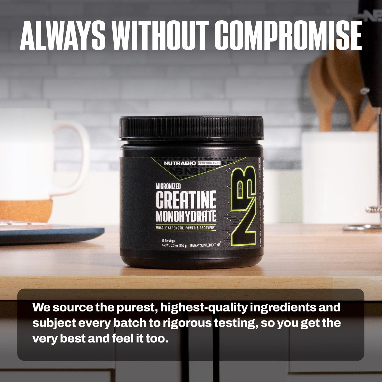 NutraBio Pure Micronized Creatine Monohydrate Powder Supplement, Unflavored, (300 g) - Supports Bulk Muscle Energy, Recovery, and Strength - HPLC Tested Creatine Powder Supplement for Men and Women - PrimeBioHealth - canada supplements
