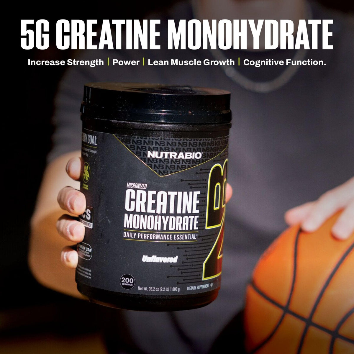 NutraBio Pure Micronized Creatine Monohydrate Powder Supplement, Unflavored, (300 g) - Supports Bulk Muscle Energy, Recovery, and Strength - HPLC Tested Creatine Powder Supplement for Men and Women - PrimeBioHealth - canada supplements