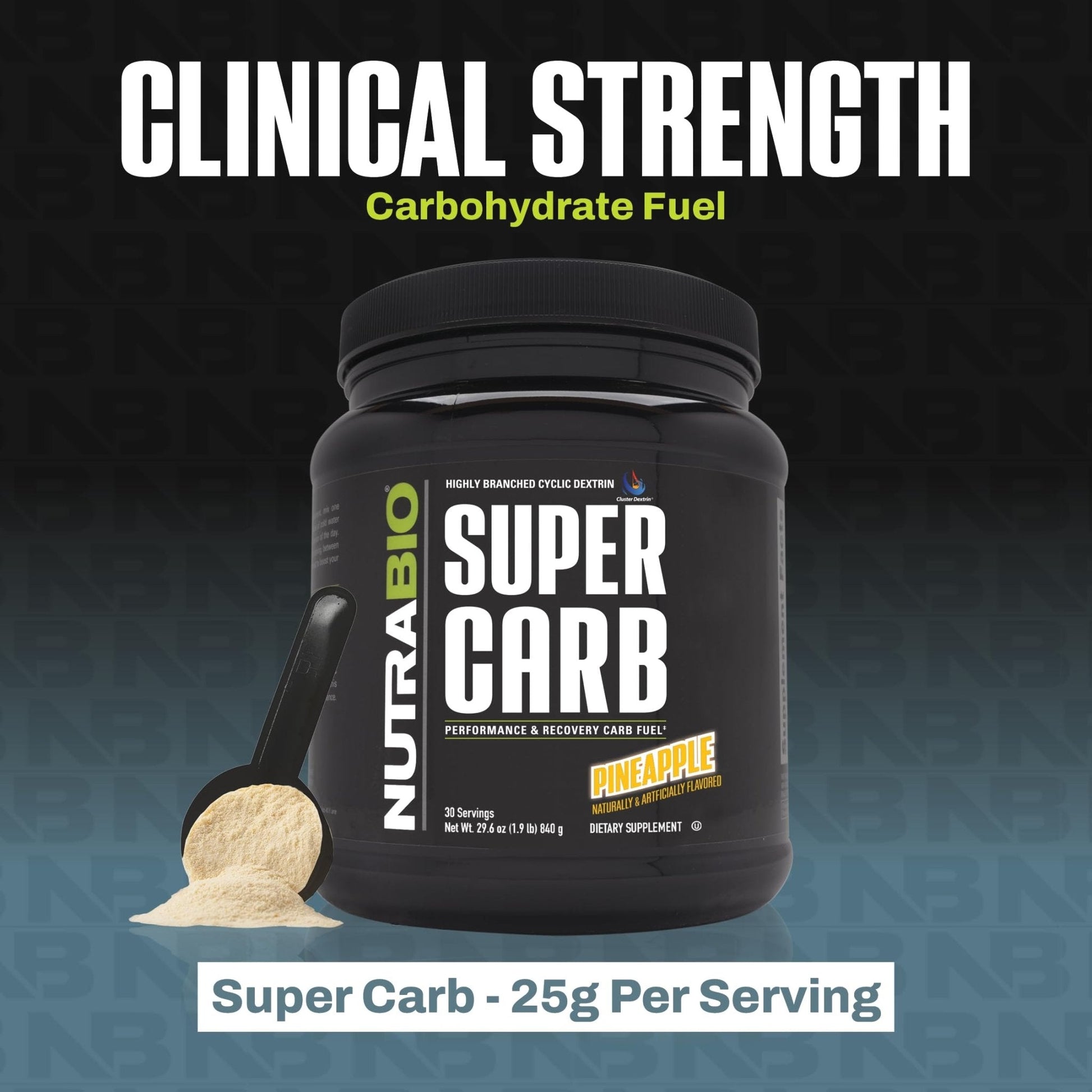NutraBio Super Carb, Carbohydrate Powder with Cluster Dextrin & Electrolytes, Advanced Carb Supplement Powder for Workout Fuel, Performance, and Muscle Recovery, Cyclic Dextrin, Unflavored, 30 Sv - PrimeBioHealth - canada supplements