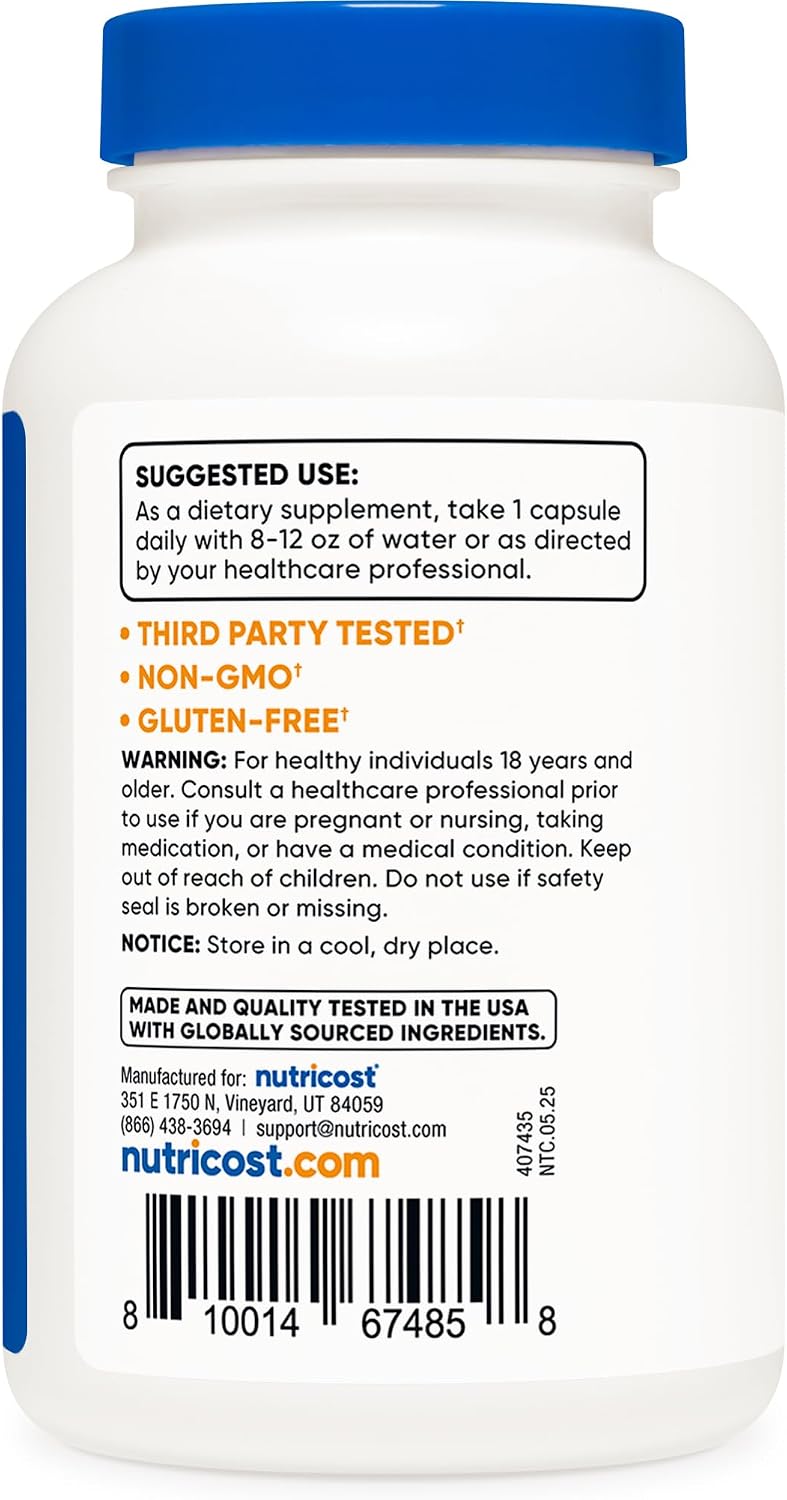 Nutricost Boron Capsules 10mg, 240 Vegetarian Capsules, Gluten Free | GMO-Free - PrimeBioHealth - canada supplements