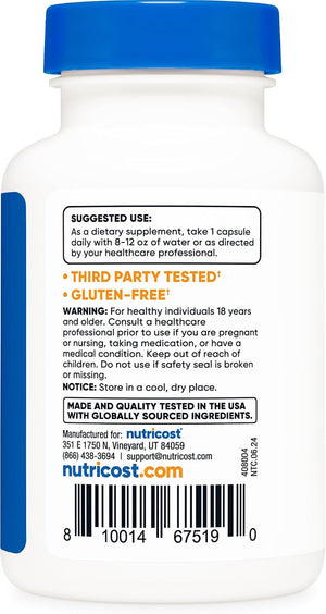 Nutricost CoQ10 100mg, 120 Vegetarian Capsules, 120 Servings - High Absorption, Vegetarian, Non-GMO, Coenzyme Q10 - PrimeBioHealth - canada supplements