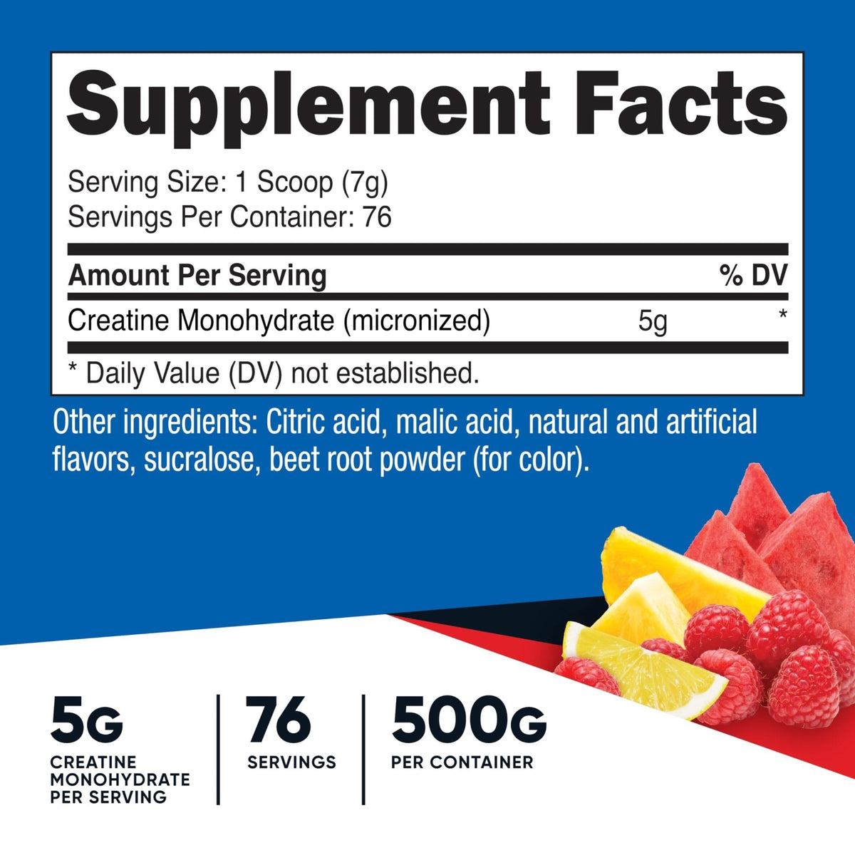 Nutricost Creatine Monohydrate Micronized Powder 500G, 5000mg Per Serv (5g) - 100 Servings, 17.9 Oz - PrimeBioHealth - canada supplements