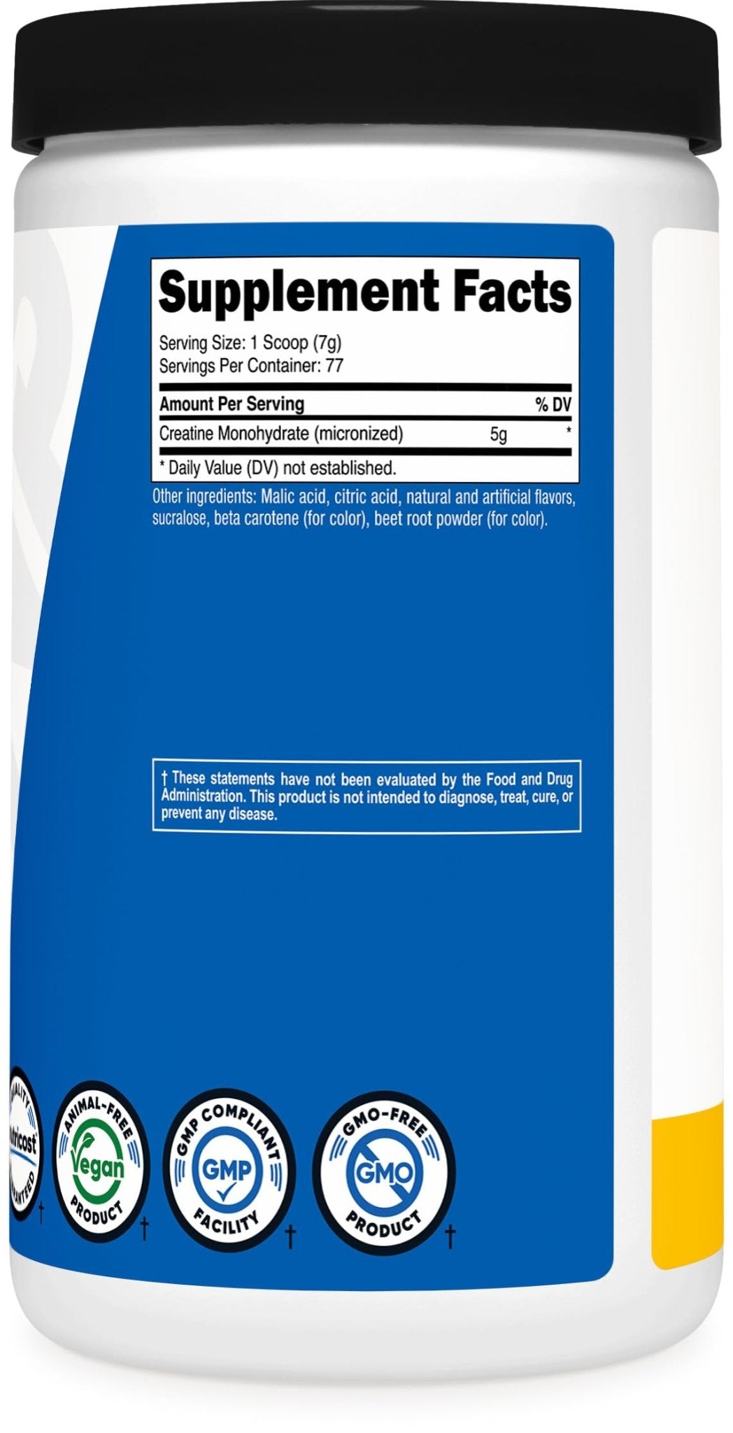 Nutricost Creatine Monohydrate Micronized Powder 500G, 5000mg Per Serv (5g) - 100 Servings, 17.9 Oz - PrimeBioHealth - canada supplements