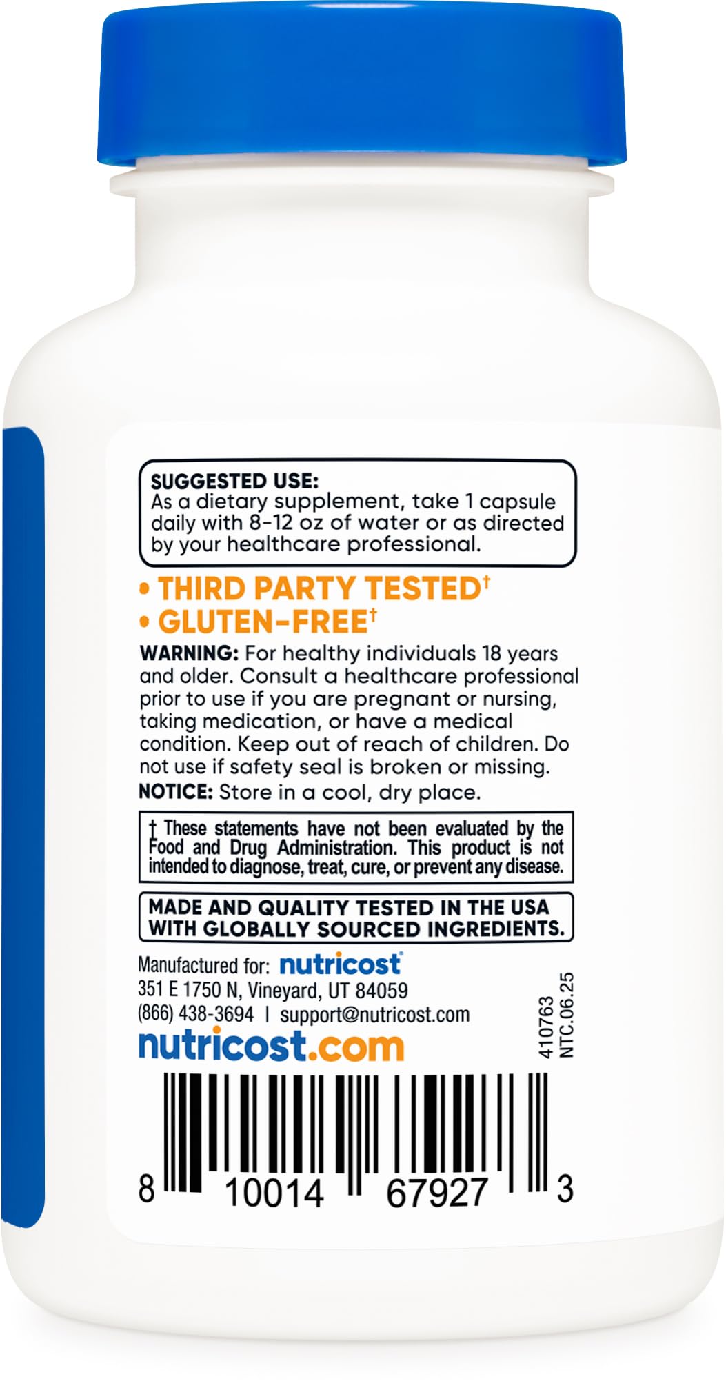 Nutricost KSM-66 Ashwagandha Root Extract (600mg) 60 Capsules | 5% Withanolides & BioPerine, Full-Spectrum Root Extract - PrimeBioHealth - canada supplements
