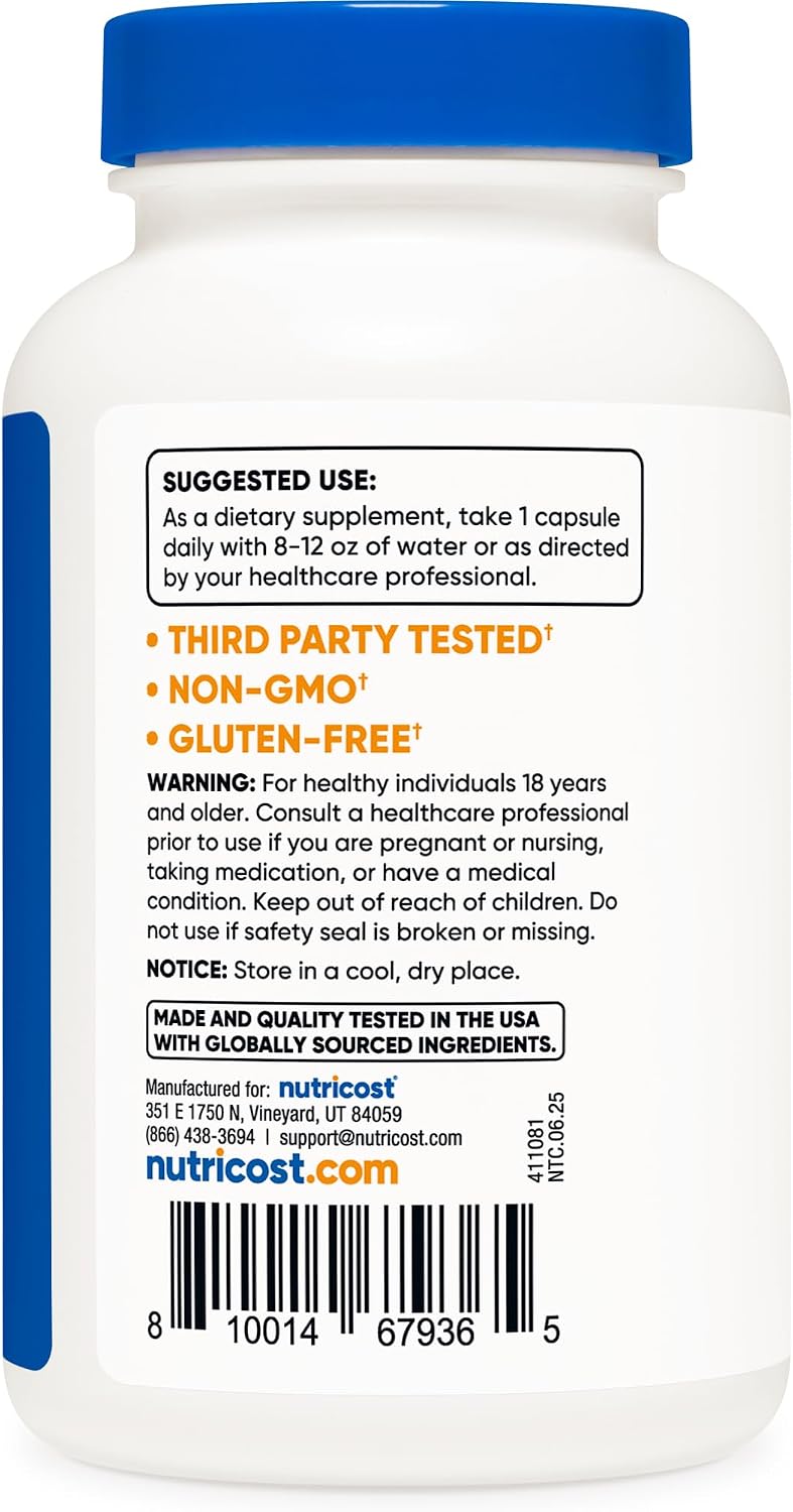 Nutricost L-Theanine 200mg, 240 Capsules - Double Strength - PrimeBioHealth - canada supplements