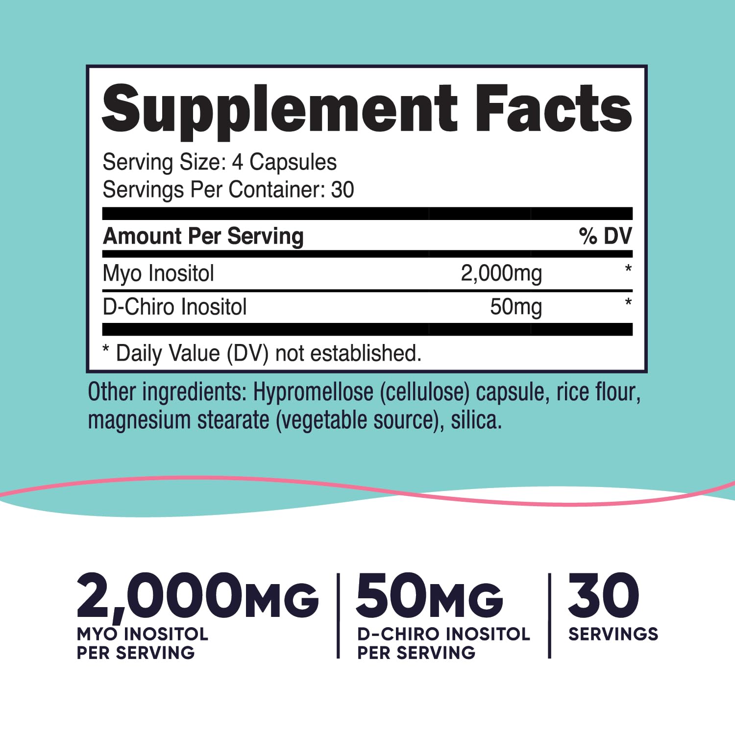 Nutricost Myo Inositol & D-Chiro Inositol for Women 2000mg, 120 Capsules, 2000mg Myo & 50mg D-Chiro Per Serving, 30 Servings - PrimeBioHealth - canada supplements