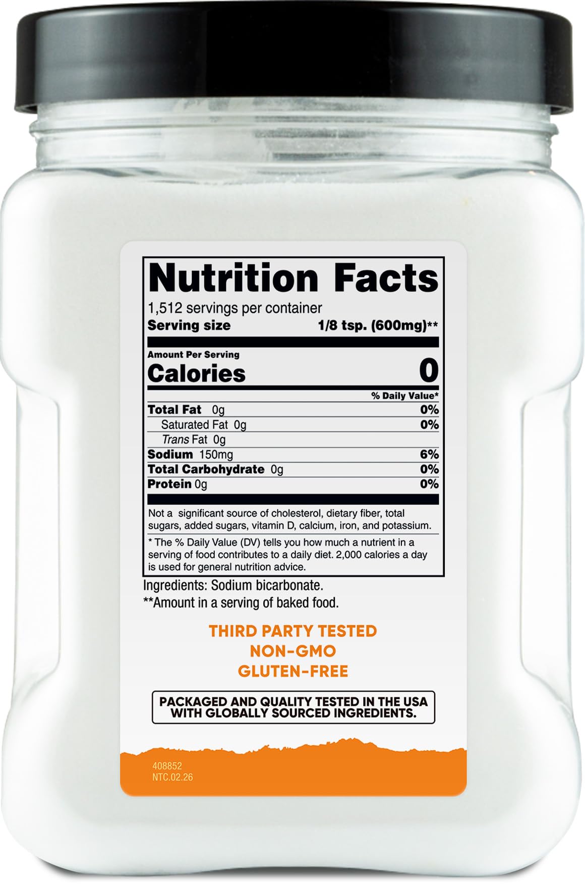 Nutricost Pantry Baking Soda (2 LBS) - For Baking, Cleaning & Deodorizing - PrimeBioHealth - canada supplements