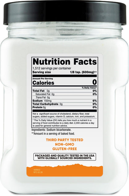 Nutricost Pantry Baking Soda (2 LBS) - For Baking, Cleaning & Deodorizing - PrimeBioHealth - canada supplements